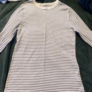 Black and white stripped long sleeve